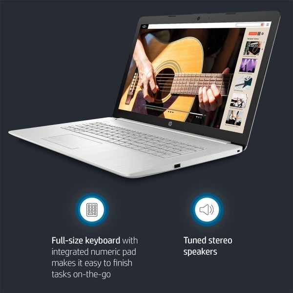 HP Pavilion 笔记本电脑(型号) 17.3英寸 FHD IPS 显示屏,英特尔酷睿 i3-1115G4 处理器,16GB 内存,256GB PCIe SSD,防眩光,电池寿命长,Wi-Fi,网络摄像头,HDMI,蓝牙