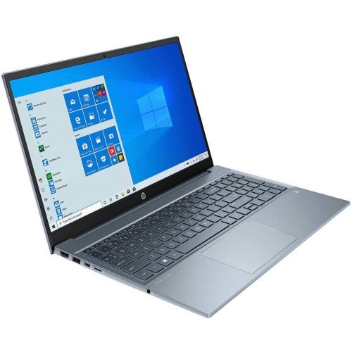 HP Pavilion 15.6 英寸全高清触摸屏笔记本电脑,Intel i7-1165G7,16GB RAM,1TB SSD,WiFi-6,背光键盘,USB-C,HDMI,Intel Iris Xe 显卡,B&O 播放音频,背光键盘,雾蓝