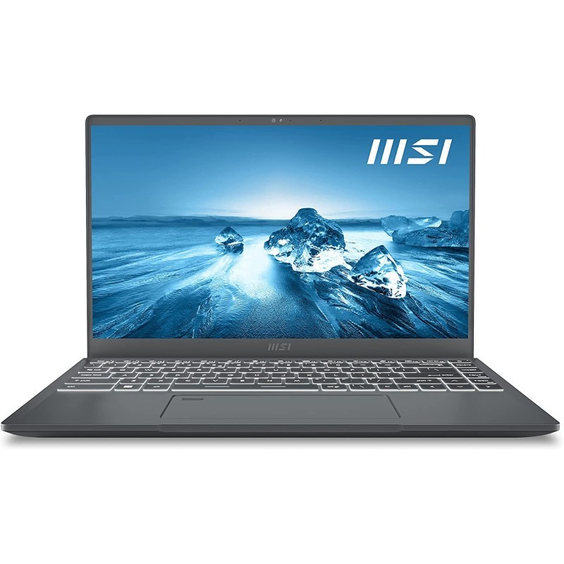 MSI 威望 14 EVO 14 英寸 FHD 超薄轻便专业笔记本电脑:英特尔酷睿 i7-1260P RTX 3050 16GB LPDDR4X 512GB NVMe SSD,Thunderbolt 4,MicroSD 读卡器,Win 11